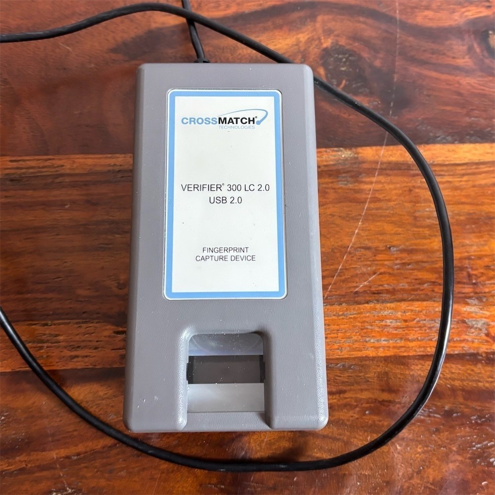 CrossMatch Verifier 300 LC 2.0 USB Fingerprint Capture‎ Device Scanner